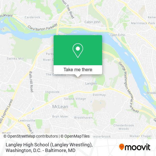 Langley High School (Langley Wrestling) map