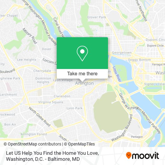 Let US Help You Find the Home You Love map