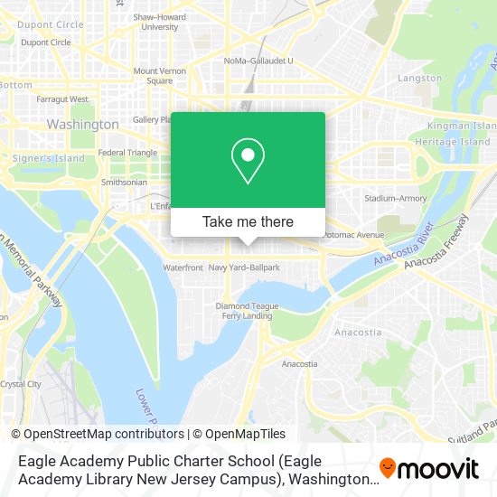 Mapa de Eagle Academy Public Charter School (Eagle Academy Library New Jersey Campus)