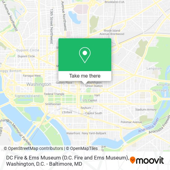 DC Fire & Ems Museum (D.C. Fire and Ems Museum) map