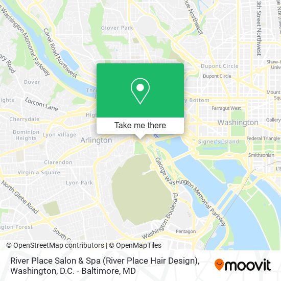 Mapa de River Place Salon & Spa (River Place Hair Design)