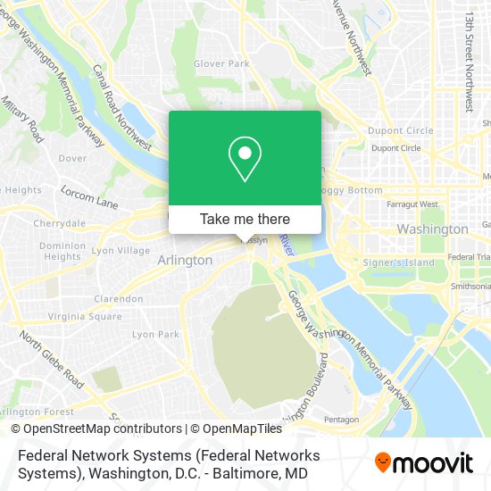 Federal Network Systems (Federal Networks Systems) map