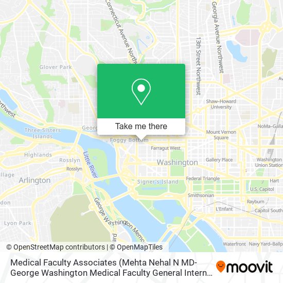 Medical Faculty Associates map