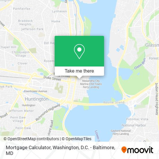 Mortgage Calculator map