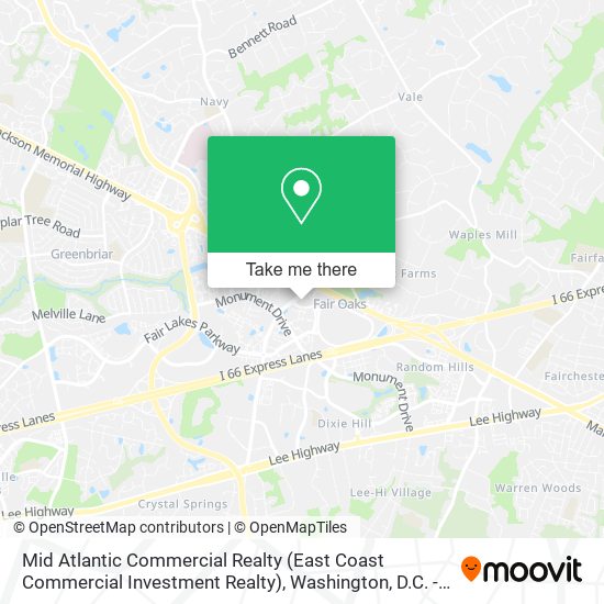Mid Atlantic Commercial Realty (East Coast Commercial Investment Realty) map