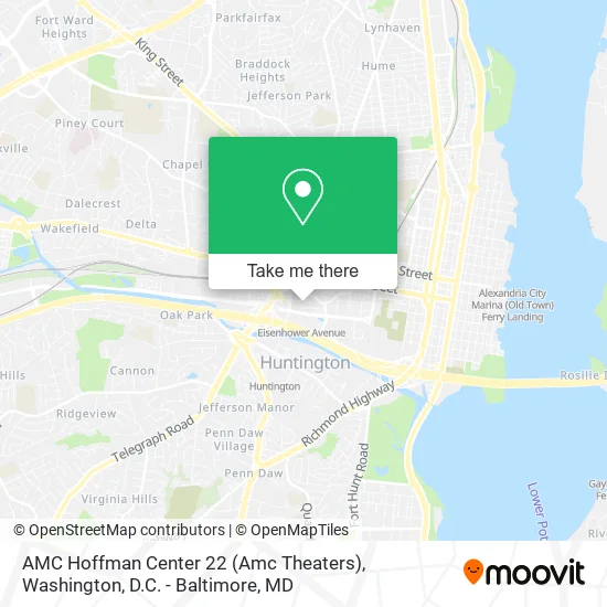 AMC Hoffman Center 22 (Amc Theaters) map