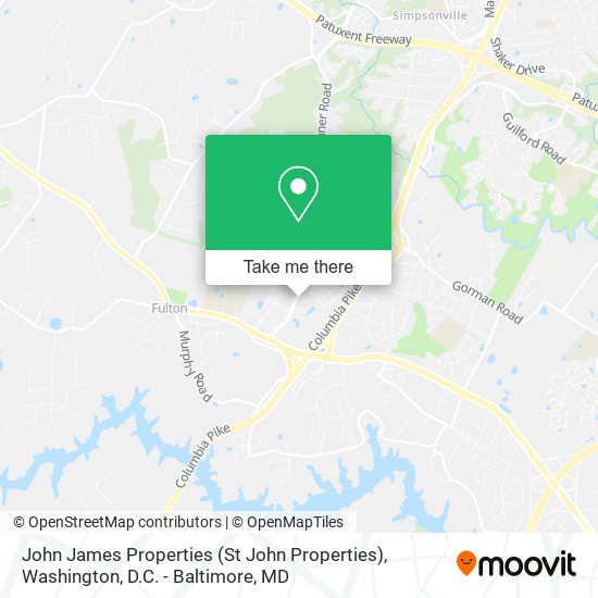 Mapa de John James Properties (St John Properties)