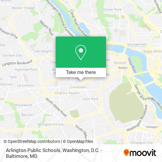 Arlington Public Schools map