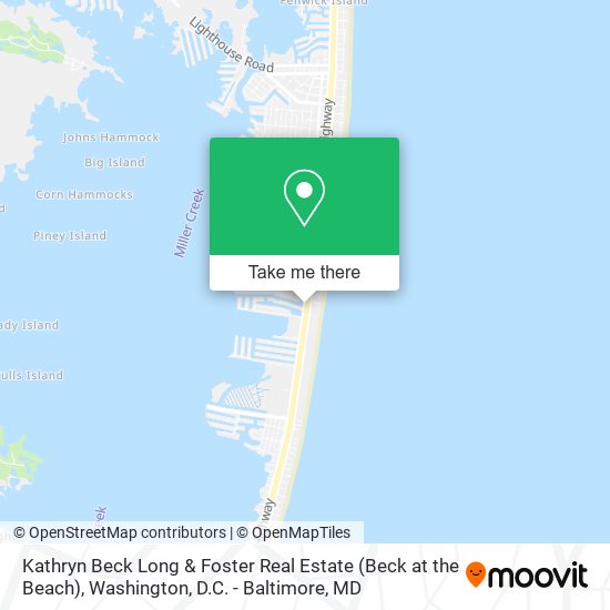 Kathryn Beck Long & Foster Real Estate (Beck at the Beach) map