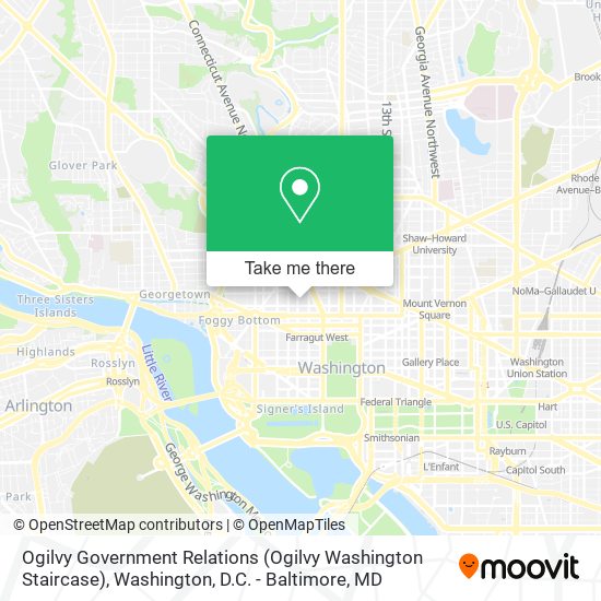 Ogilvy Government Relations (Ogilvy Washington Staircase) map