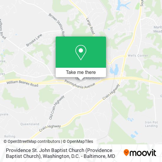 Providence St. John Baptist Church (Providence Baptist Church) map