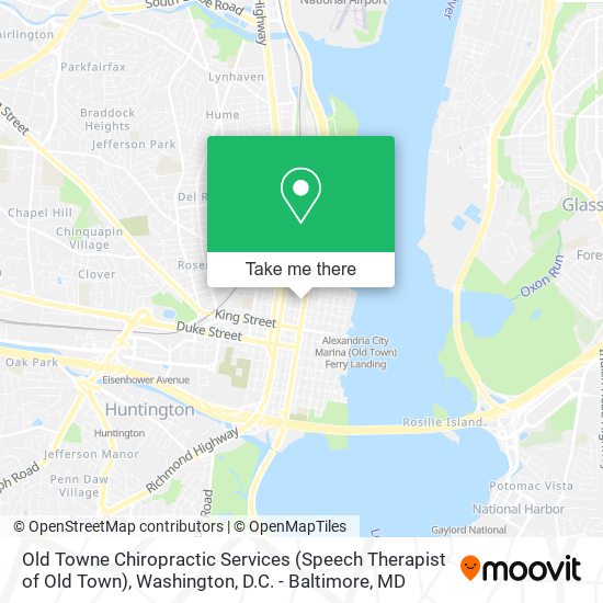 Mapa de Old Towne Chiropractic Services (Speech Therapist of Old Town)