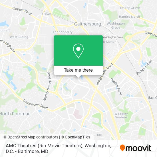 AMC Theatres (Rio Movie Theaters) map