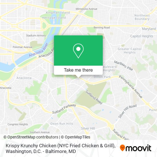 Mapa de Krispy Krunchy Chicken (NYC Fried Chicken & Grill)