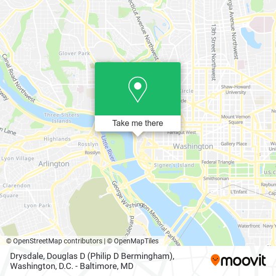 Drysdale, Douglas D (Philip D Bermingham) map
