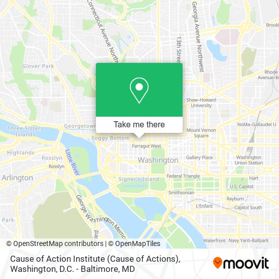 Cause of Action Institute (Cause of Actions) map