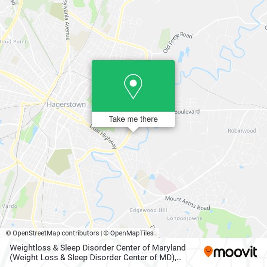 Mapa de Weightloss & Sleep Disorder Center of Maryland (Weight Loss & Sleep Disorder Center of MD)