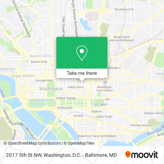 2017 5th St NW map