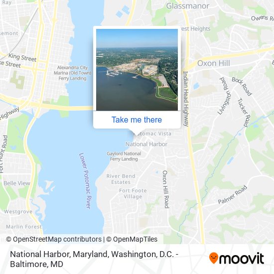 National Harbor, Maryland map