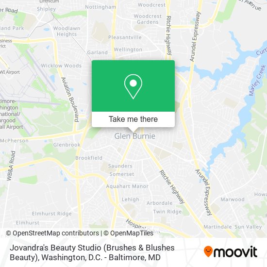 Mapa de Jovandra's Beauty Studio (Brushes & Blushes Beauty)