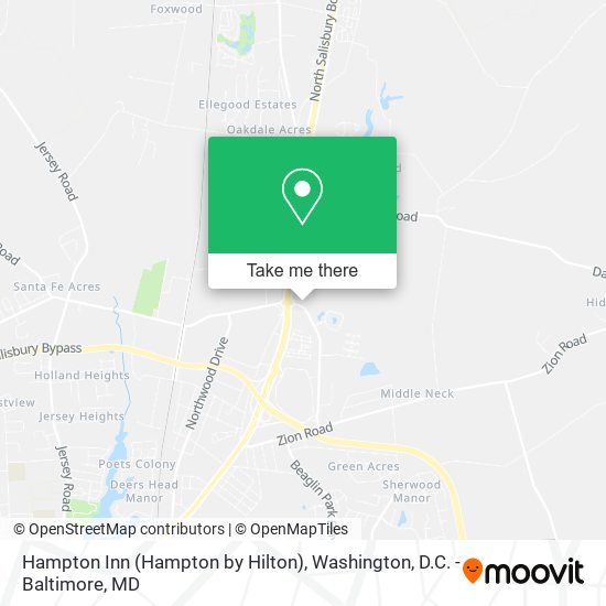 Mapa de Hampton Inn (Hampton by Hilton)