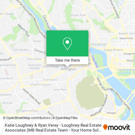 Katie Loughney & Ryan Verey - Loughney Real Estate Associates map