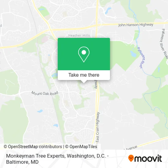 Mapa de Monkeyman Tree Experts