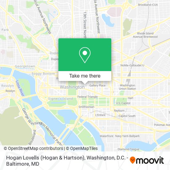 Mapa de Hogan Lovells (Hogan & Hartson)