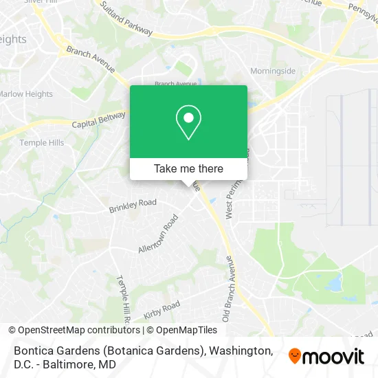 Mapa de Bontica Gardens (Botanica Gardens)