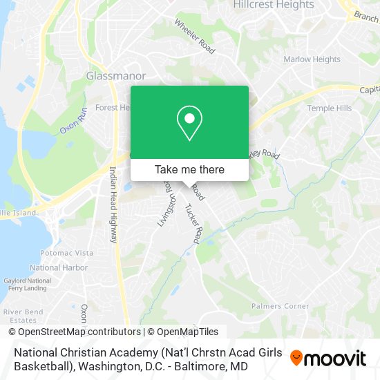National Christian Academy (Nat’l Chrstn Acad Girls Basketball) map