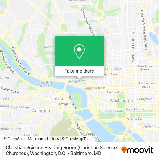 Christian Science Reading Room (Christian Science Churches) map