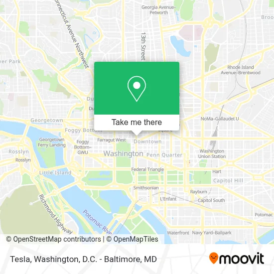 Tesla map