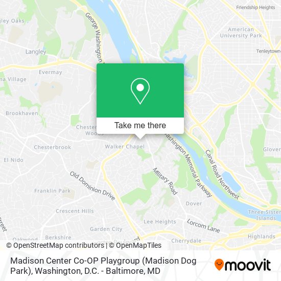 Mapa de Madison Center Co-OP Playgroup (Madison Dog Park)
