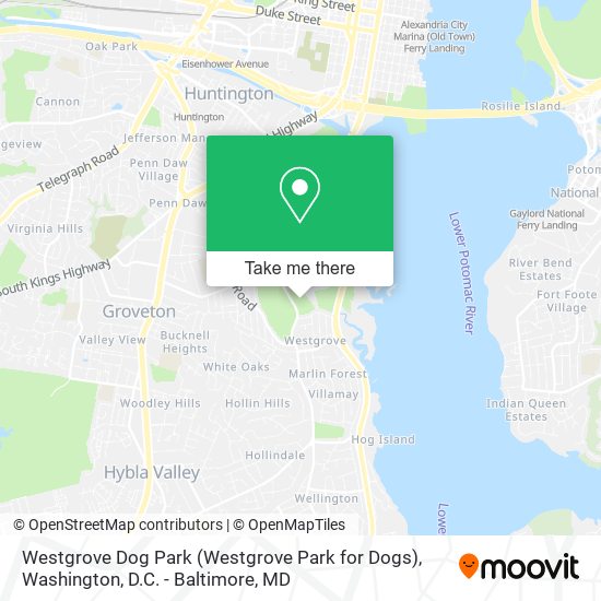 Mapa de Westgrove Dog Park (Westgrove Park for Dogs)