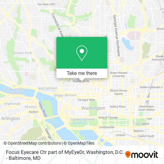 Mapa de Focus Eyecare Ctr part of MyEyeDr