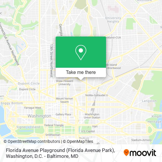 Mapa de Florida Avenue Playground (Florida Avenue Park)