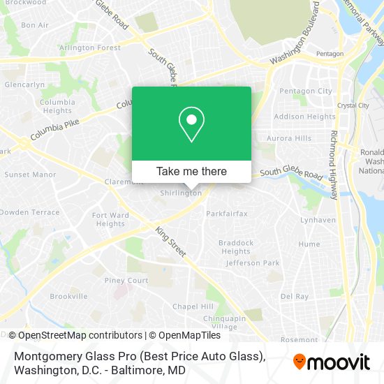 Mapa de Montgomery Glass Pro (Best Price Auto Glass)