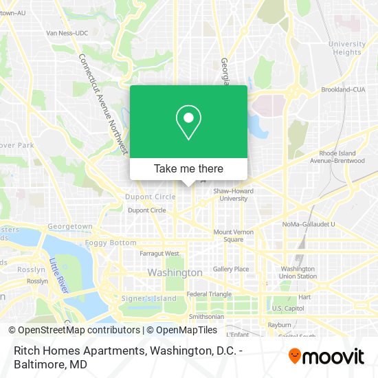 Ritch Homes Apartments map