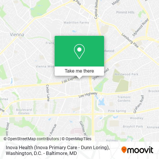 Inova Health (Inova Primary Care - Dunn Loring) map