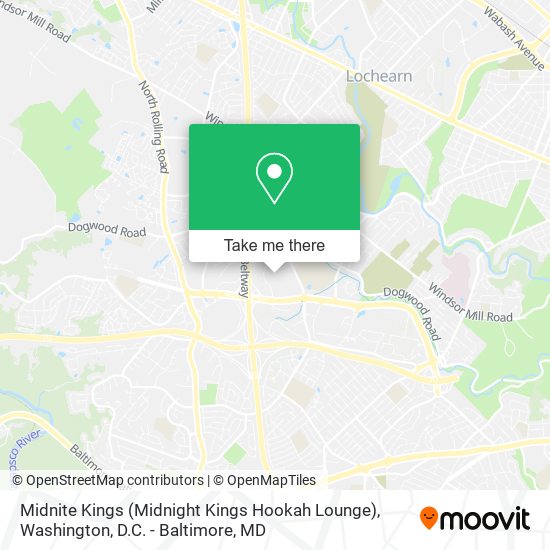 Midnite Kings (Midnight Kings Hookah Lounge) map