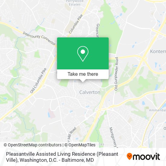 Pleasantville Assisted Living Residence (Pleasant Ville) map
