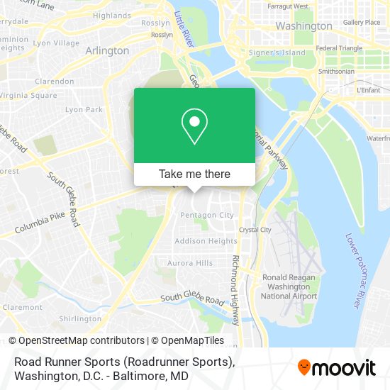 Road Runner Sports (Roadrunner Sports) map