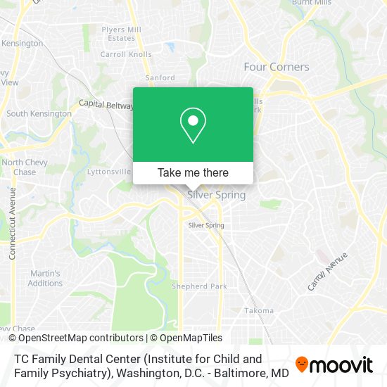 Mapa de TC Family Dental Center (Institute for Child and Family Psychiatry)