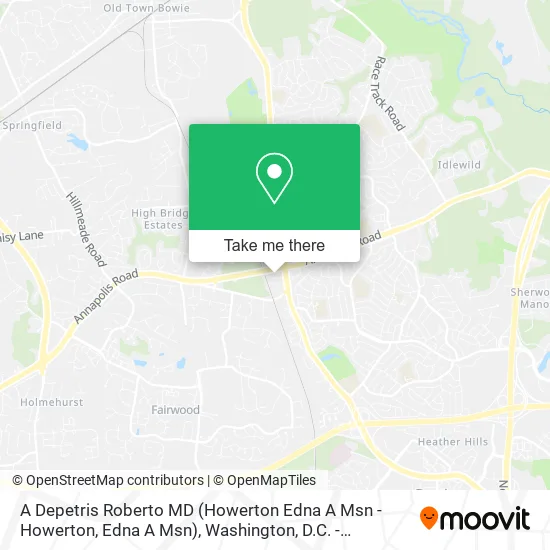 Mapa de A Depetris Roberto MD (Howerton Edna A Msn - Howerton, Edna A Msn)