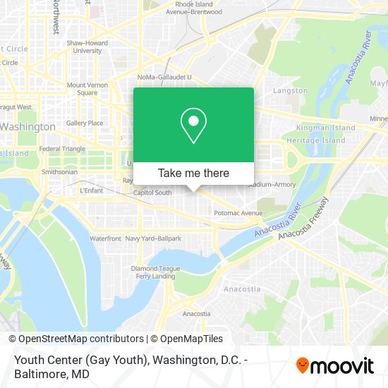 Youth Center (Gay Youth) map