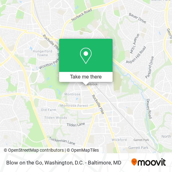 Blow on the Go map