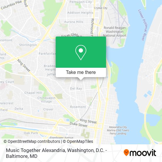 Music Together Alexandria map