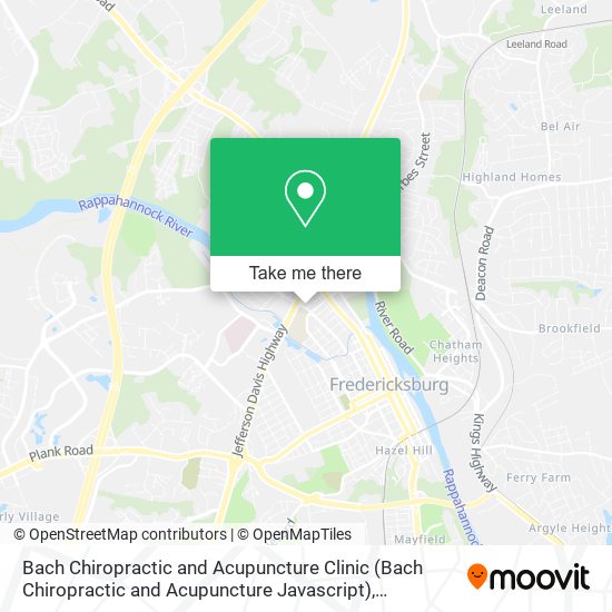 Bach Chiropractic and Acupuncture Clinic map