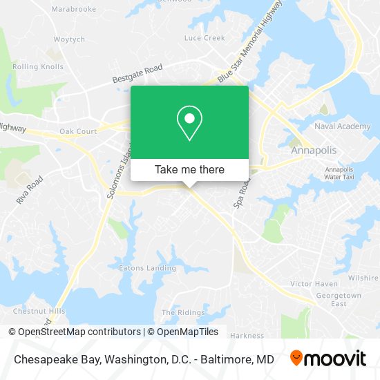 Chesapeake Bay map