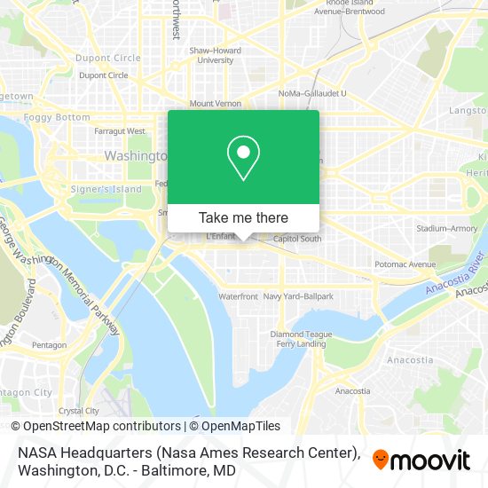 NASA Headquarters (Nasa Ames Research Center) map